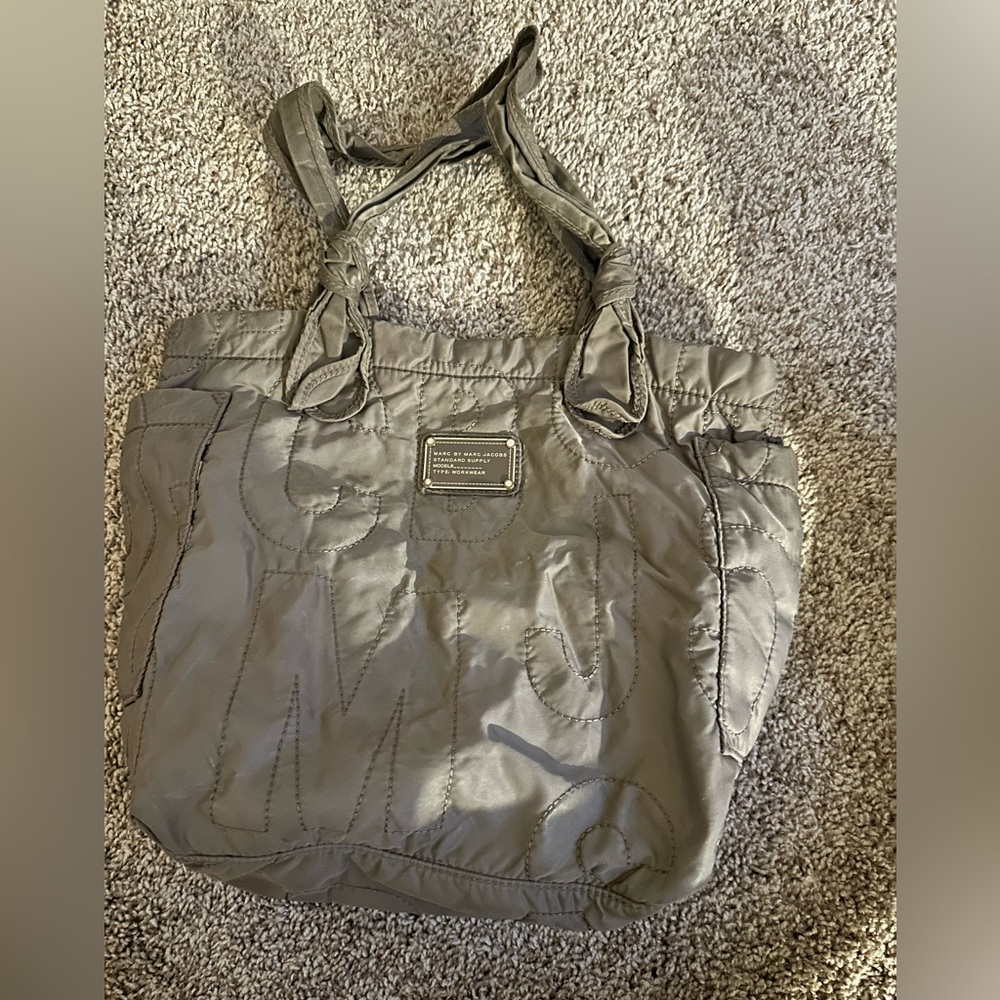 Marc by Marc Jacobs workwear tote in taupe